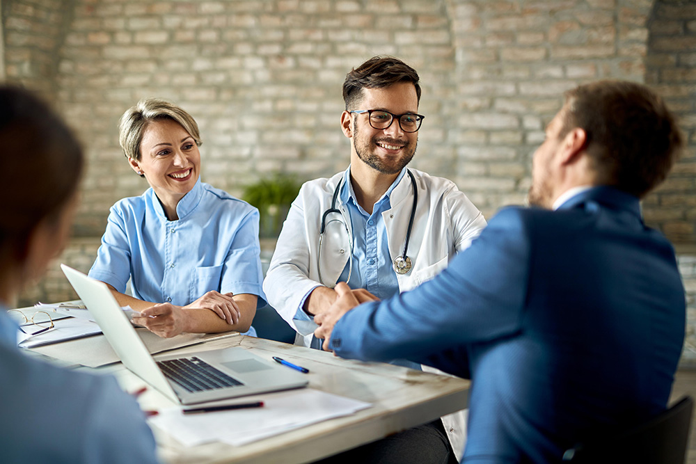 GP scarborough doctors in meeting